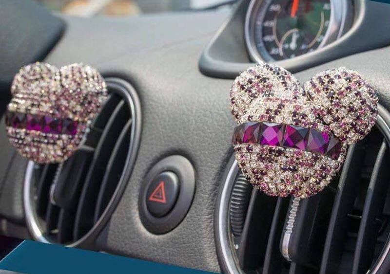 Crystal Car Clip